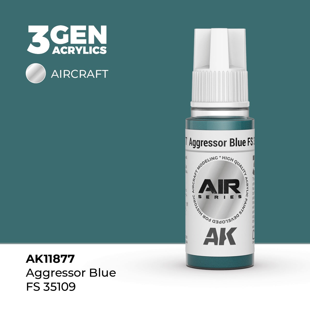 3G AIR Aggressor Blue FS 35109 17ml Bottle Acrylic Paint (AKI-11877)
