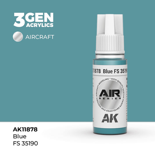 3G AIR Blue FS 35190 17ml Bottle Acrylic Paint (AKI-11878)