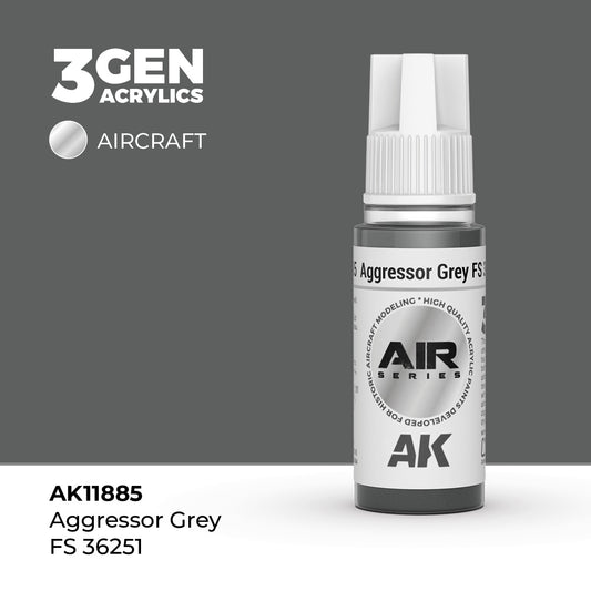 3G AIR Aggressor Grey FS 36251 17ml Bottle Acrylic Paint (AKI-11885)