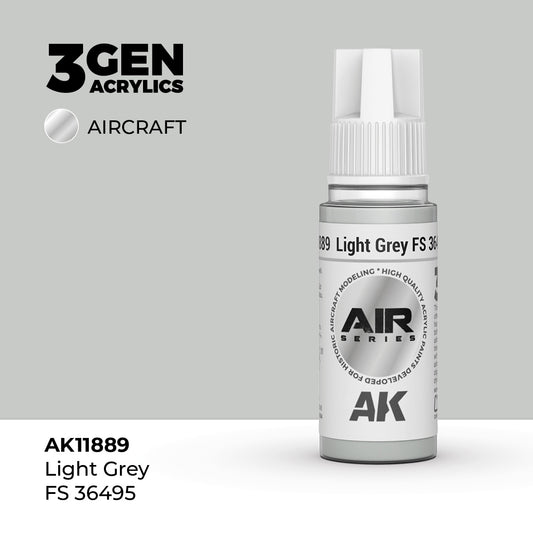 3G AIR Light Grey FS 36495 17ml Bottle Acrylic Paint (AKI-11889)