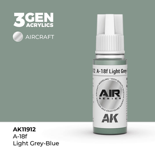 3G AIR A-18f Light Grey-Blue 17ml Bottle Acrylic Paint (AKI-11912)