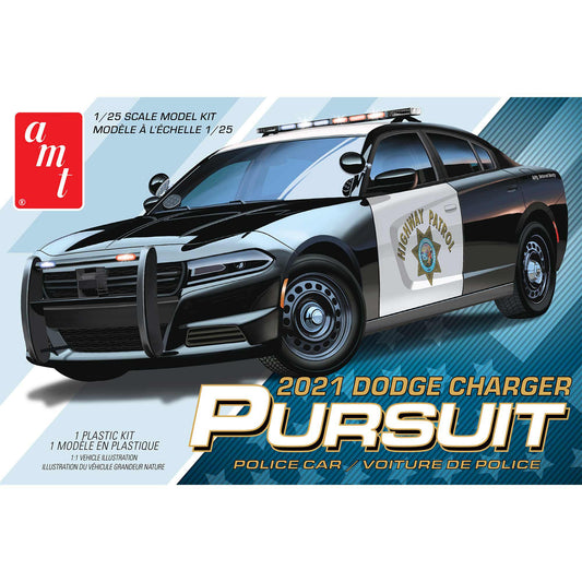 1/25 2021 Dodge Charger Police Pursuit Plastic Model Kit (AMT1324M)