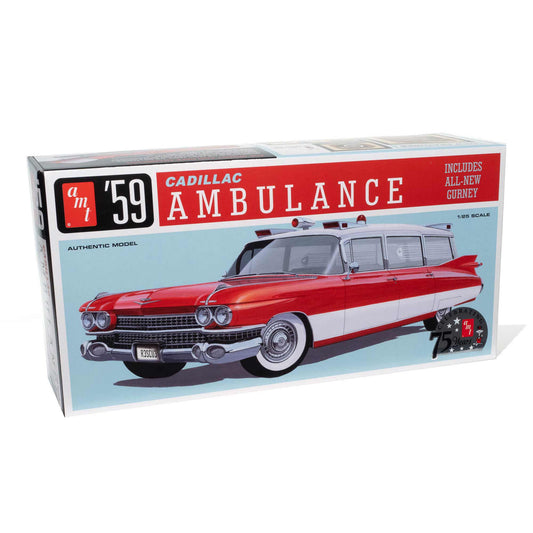 1/25 1959 Cadillac Ambulance with Gurney (AMT1395)