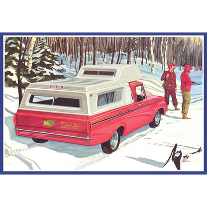 1/25 1963 Ford F-100 Camper Pickup Plastic Model Kit (AMT1412)