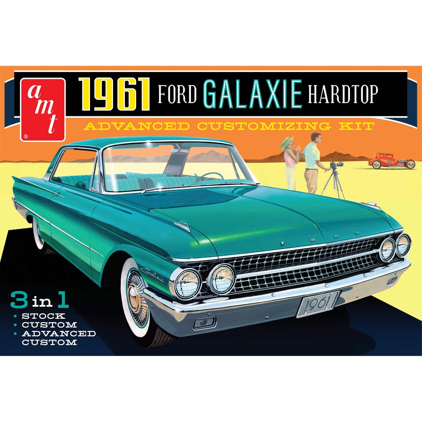 1/25 1961 Ford Galaxie Hardtop Plastic Model Kit (AMT1430)