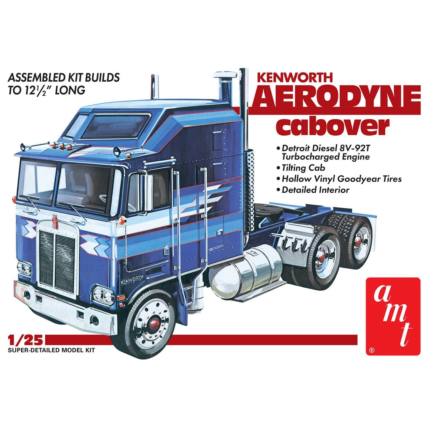 1/25 KENWORTH AERODYNE CABOVER (AMT1463)