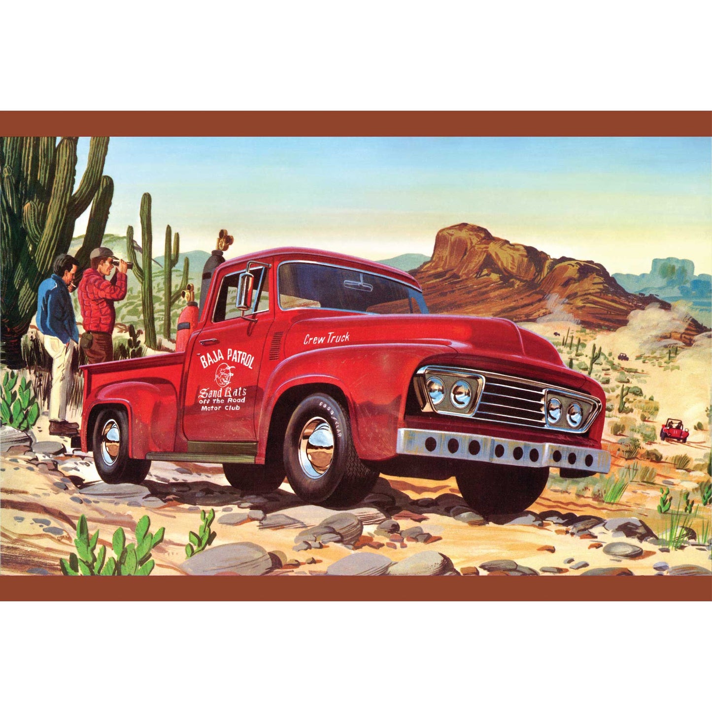 1/25 1953 FORD PICKUP BAJA PATROL (AMT1505)