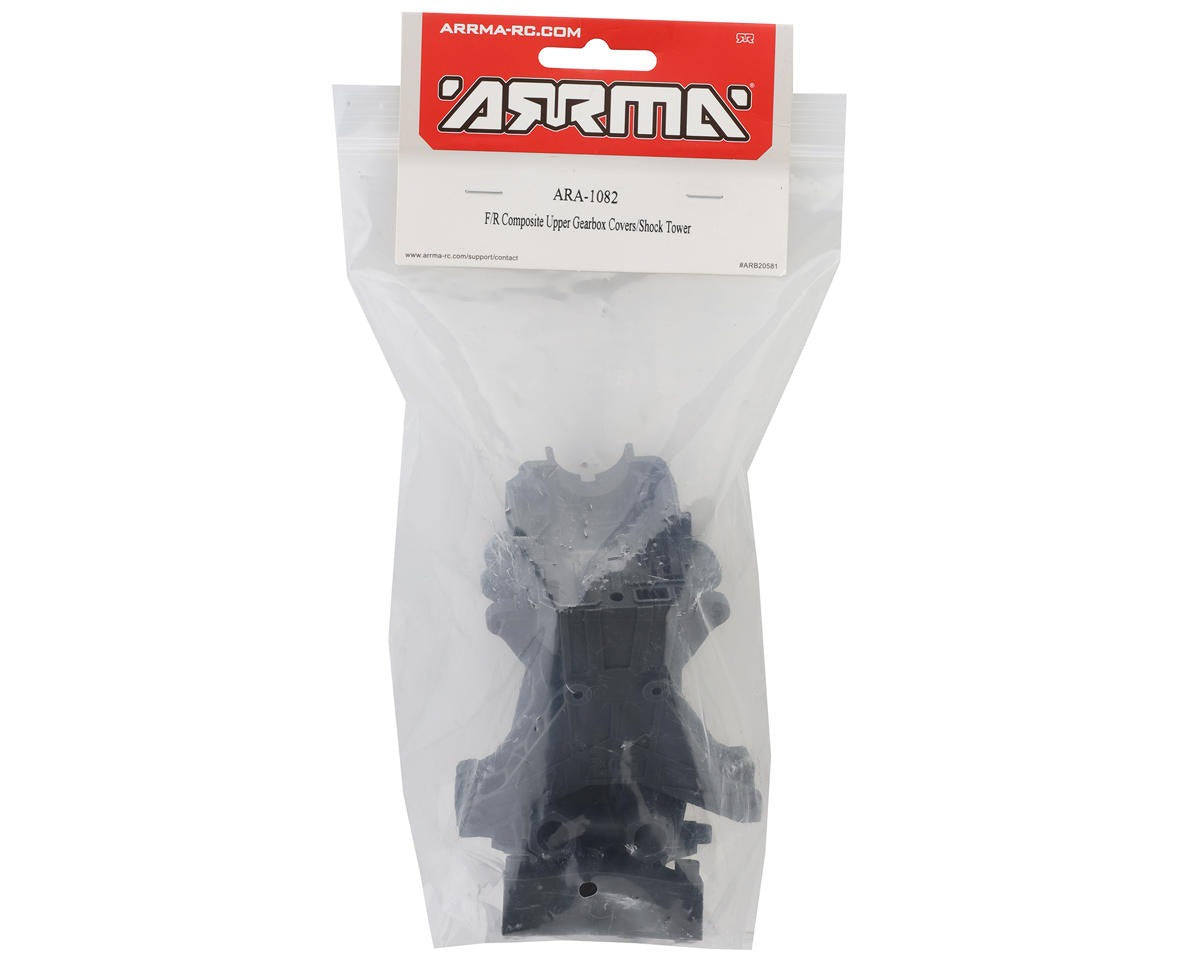 Front/Rear Composite Upper Gearbox Covers/Shock Tower (ARA-1082)
