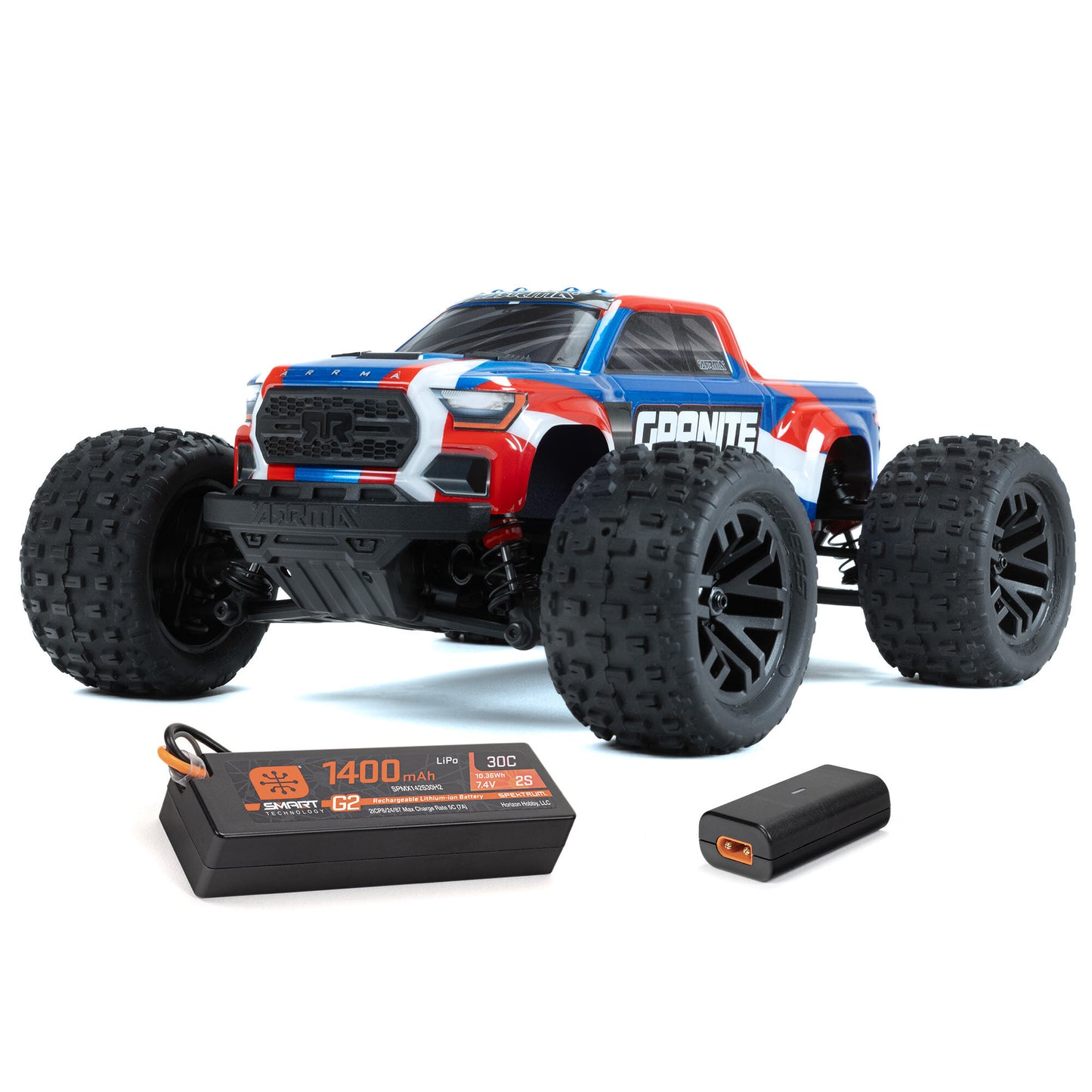 1/18 Granite Grom Ready to Run with Battery and Charger (Blue) (ARA2102T1)