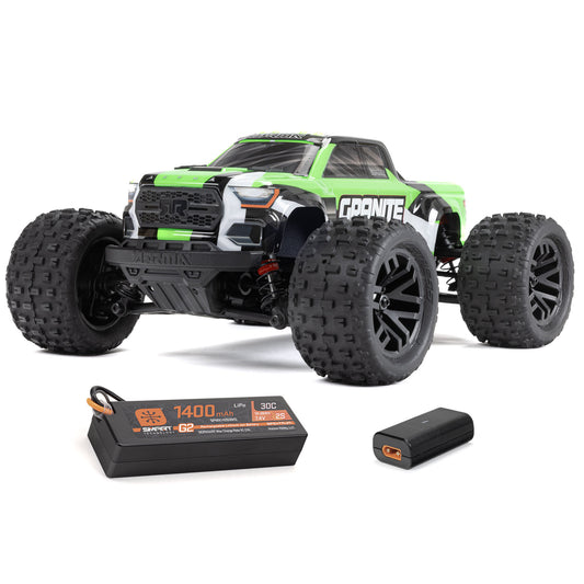 1/18 Granite Grom Ready to Run with Battery and Charger (Green) (ARA2102T3)