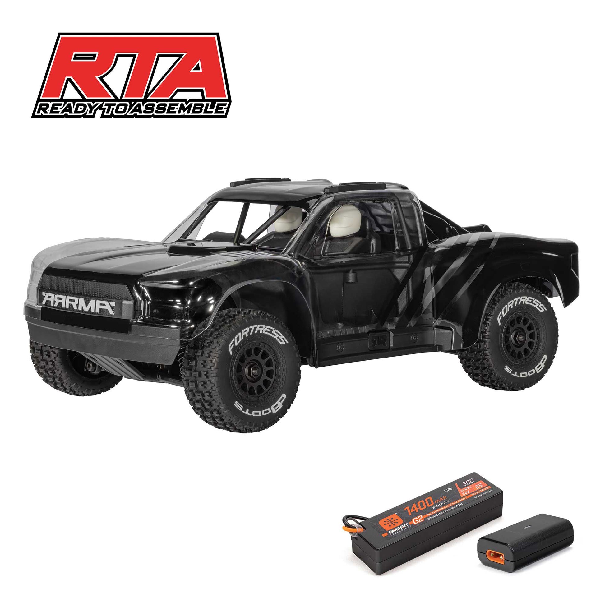 1/16 Mojave Grom Ready to Assemble Kit with Battery and Charger (ARA2104KT1)_20