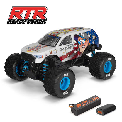 1/16 Cleetus McFarland Freedom Flyer Grom Ready to Run with Battery and Charger (White) (ARA2130FF)_8