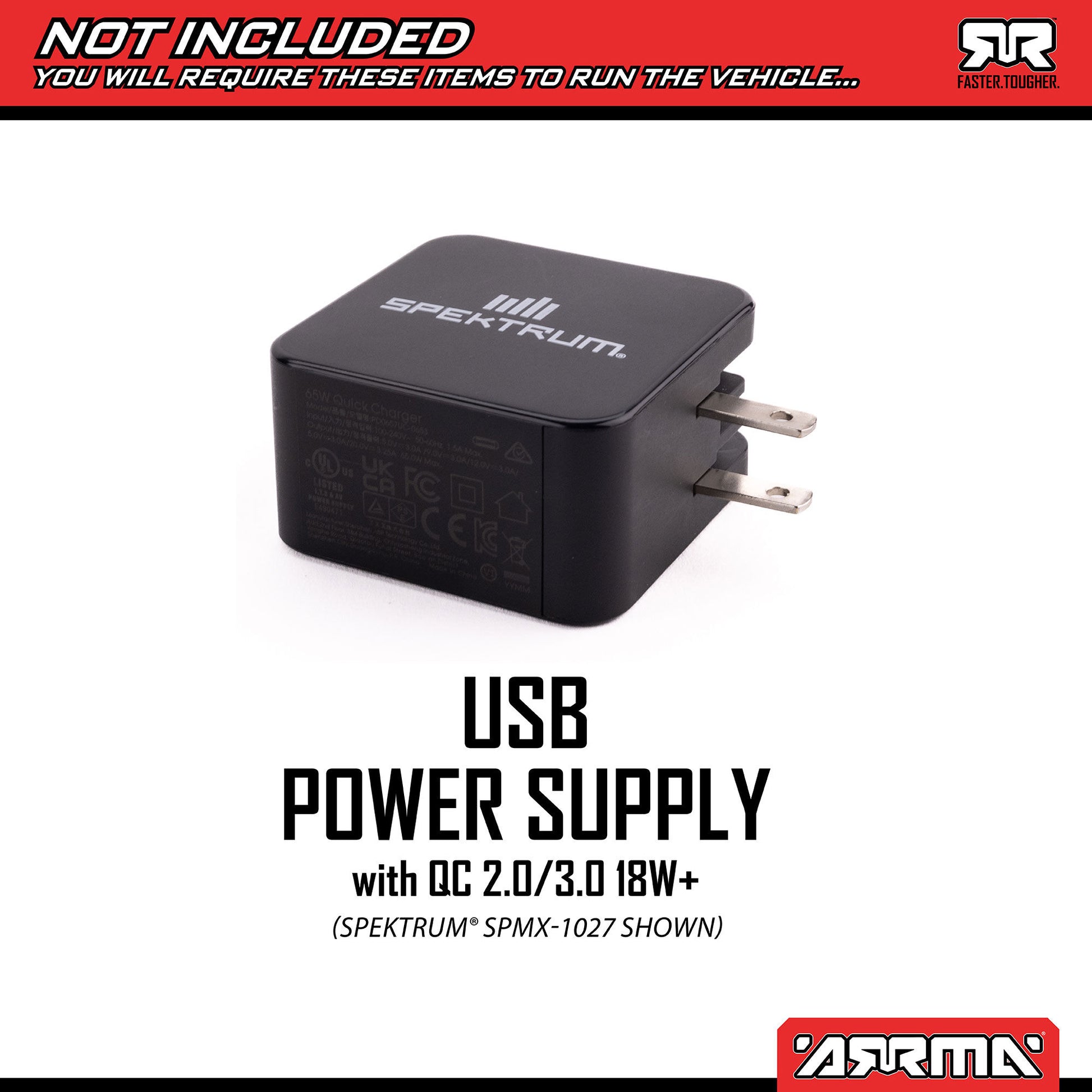 1/16 Gorgon Grom 4x4 Ready to Run with Battery and Charger (Red) (ARA2130T2)_12