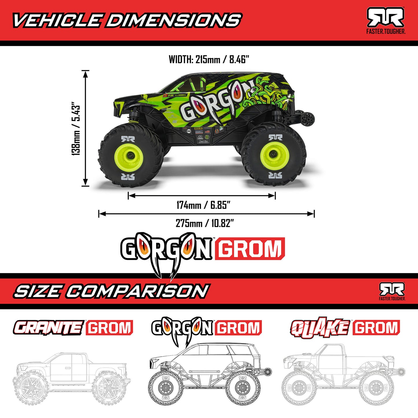 1/16 Gorgon Grom 4x4 Ready to Run with Battery and Charger (Bronze) (ARA2130T3)_18