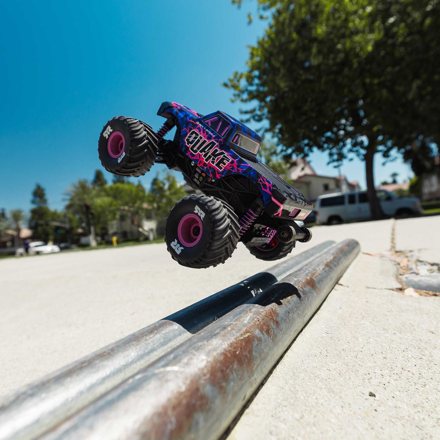 1/16 Quake Grom 4x4 Ready to Run with Battery and Charger (Purple) (ARA2137T3)_4