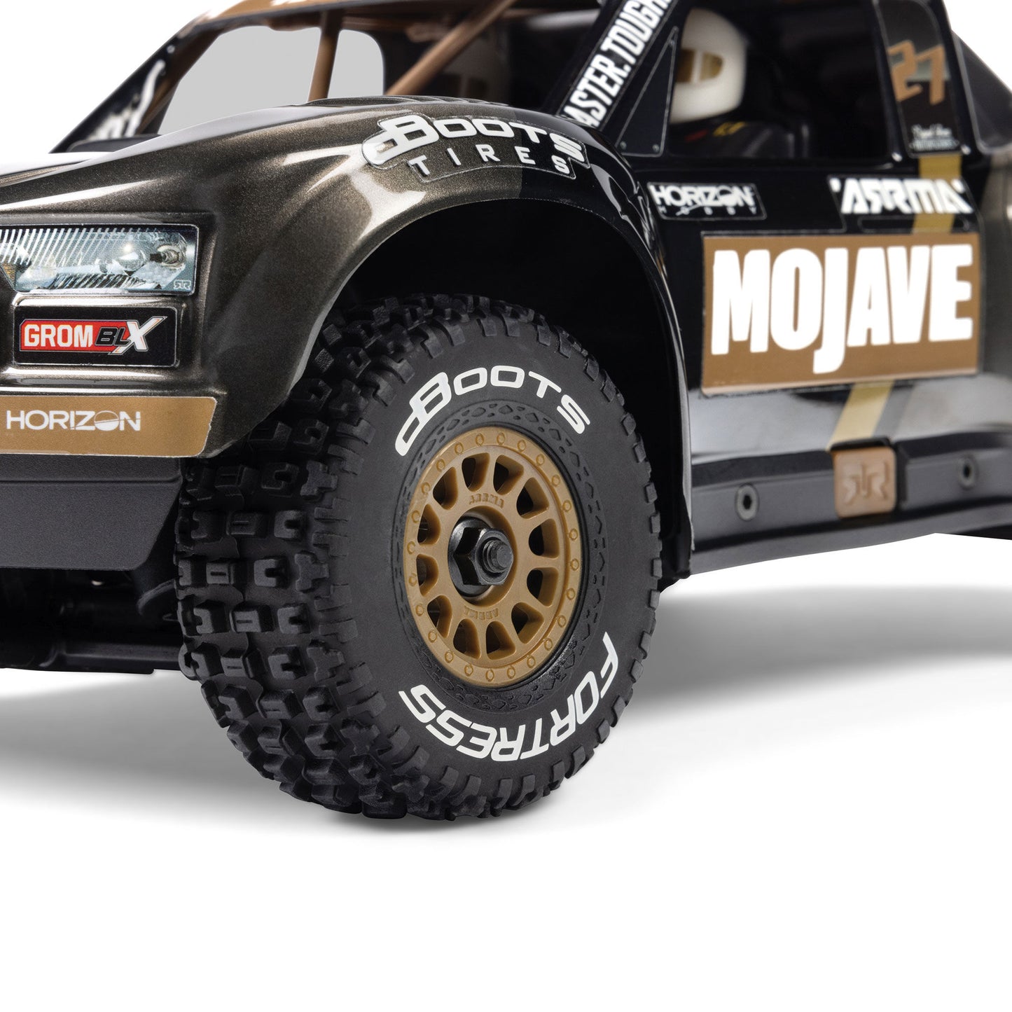 1/18 Mojave Grom 4x4 223S BLX Ready to Run (Black) (ARA2304T1)