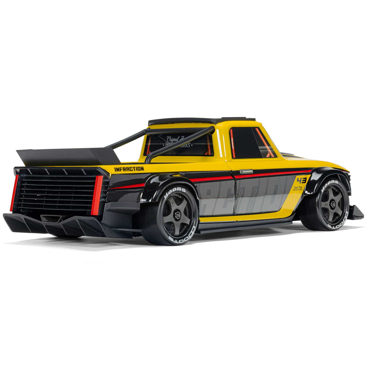 1/12 Infraction Grom 223S Ready to Run with Battery and Charger (Yellow) (ARA2315ST2)_32