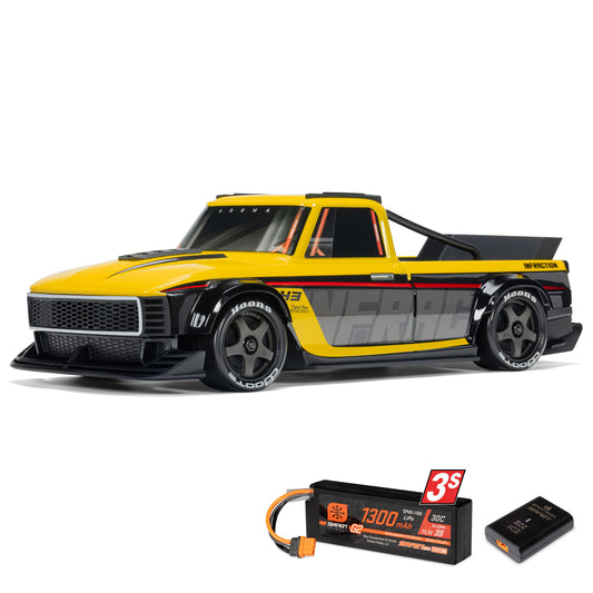 1/12 Infraction Grom 223S Ready to Run with Battery and Charger (Yellow) (ARA2315ST2)_1