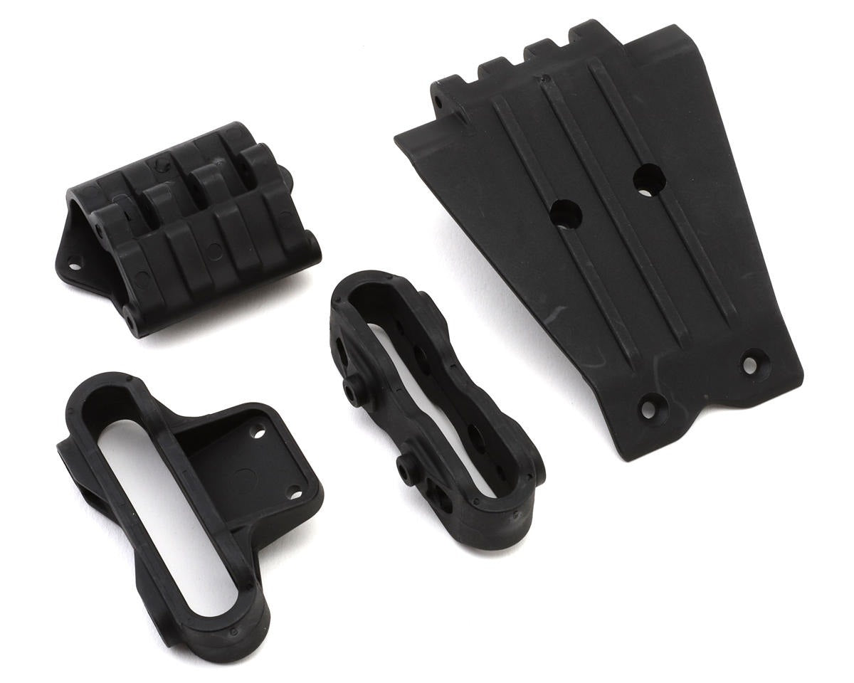 Lower Skid And Bumper Mount Set (Black) (ARA320670)