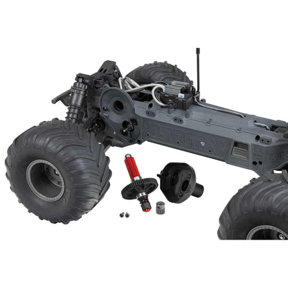 1/10 Gorgon 4x2 Mega Unassembled Kit with Battery and Charger (Gunmetal) (ARA3230SKT1)_5