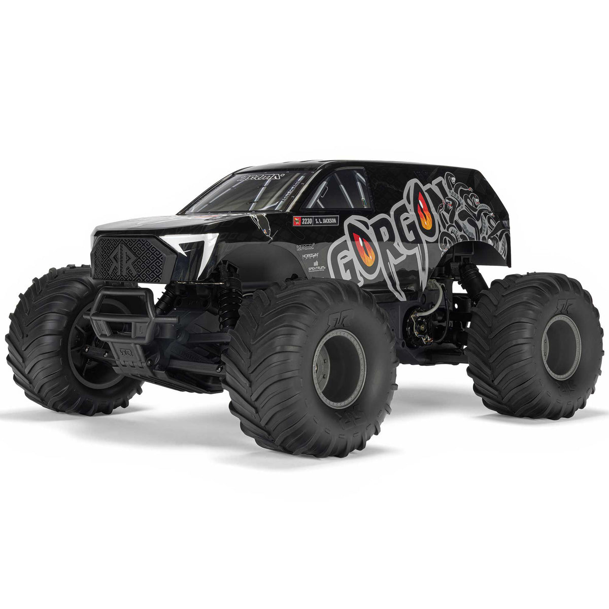 1/10 Gorgon 4x2 Mega Ready to Assemble Kit with Battery and Charger (Gunmetal) (ARA3230SKT1)_22