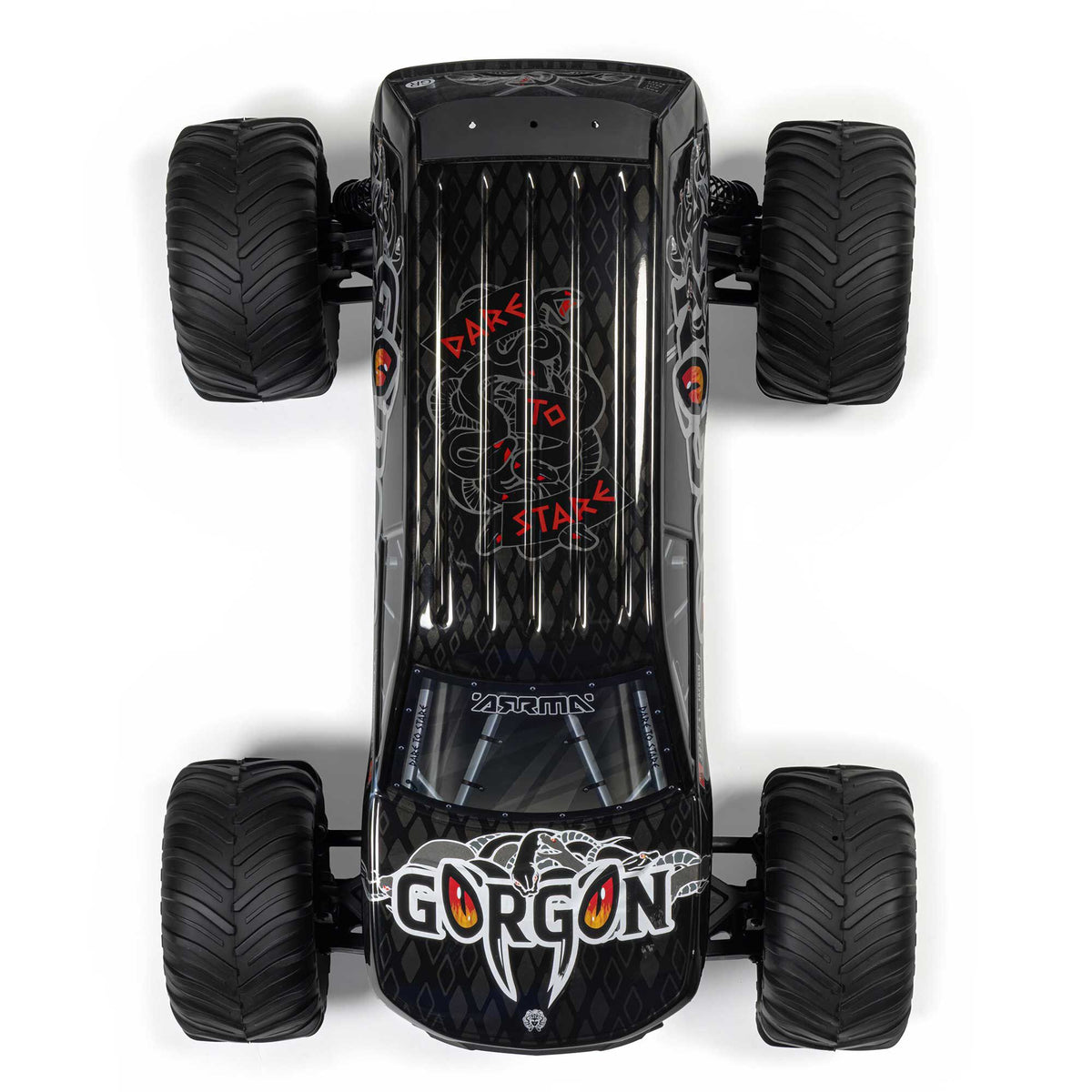1/10 Gorgon 4x2 Mega Ready to Assemble Kit with Battery and Charger (Gunmetal) (ARA3230SKT1)_20