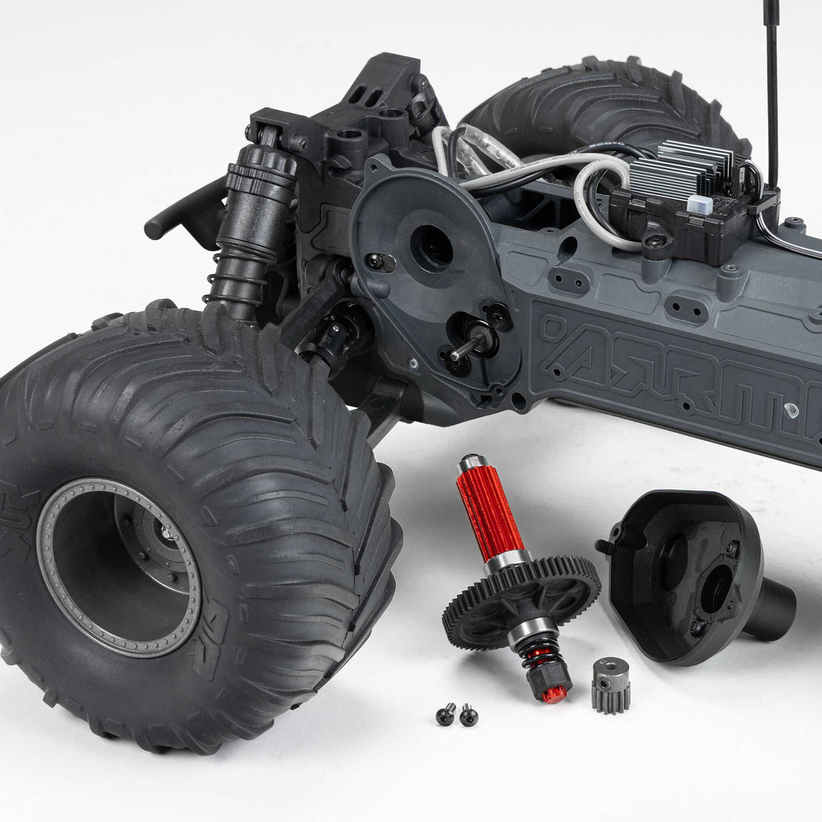1/10 Gorgon 4x2 Mega Ready to Assemble Kit with Battery and Charger (Unpainted) (ARA3230SKT2)_14