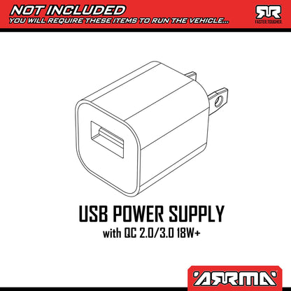 1/10 Gorgon 2WD 2024 Edition Ready to Run with Battery and Charger (Yellow) and Bonus G2 2S PowerStage Bundle (ARA3230ST1ABD)