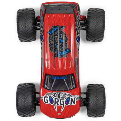 1/10 Gorgon 2WD 2024 Edition Ready to Run with Battery and Charger (Red) and Bonus G2 2S PowerStage Bundle (ARA3230ST2ABD)
