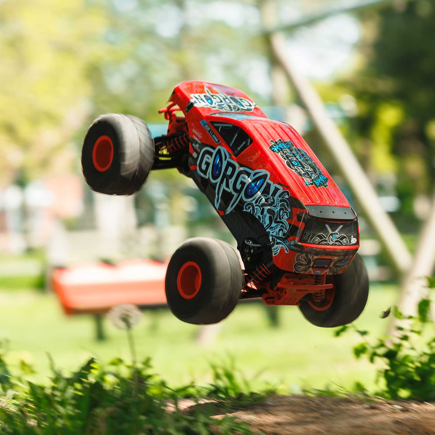 1/10 Gorgon 2WD 2024 Edition Ready to Run with Battery and Charger (Red) and Bonus G2 2S PowerStage Bundle (ARA3230ST2ABD)