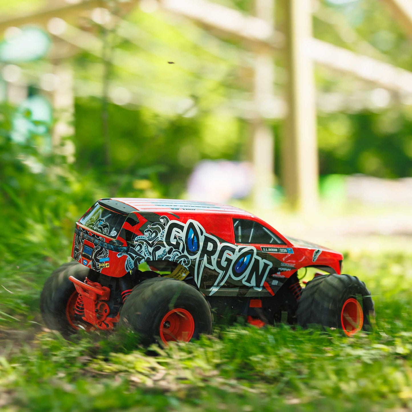 1/10 Gorgon 2WD 2024 Edition Ready to Run with Battery and Charger (Red) and Bonus G2 2S PowerStage Bundle (ARA3230ST2ABD)