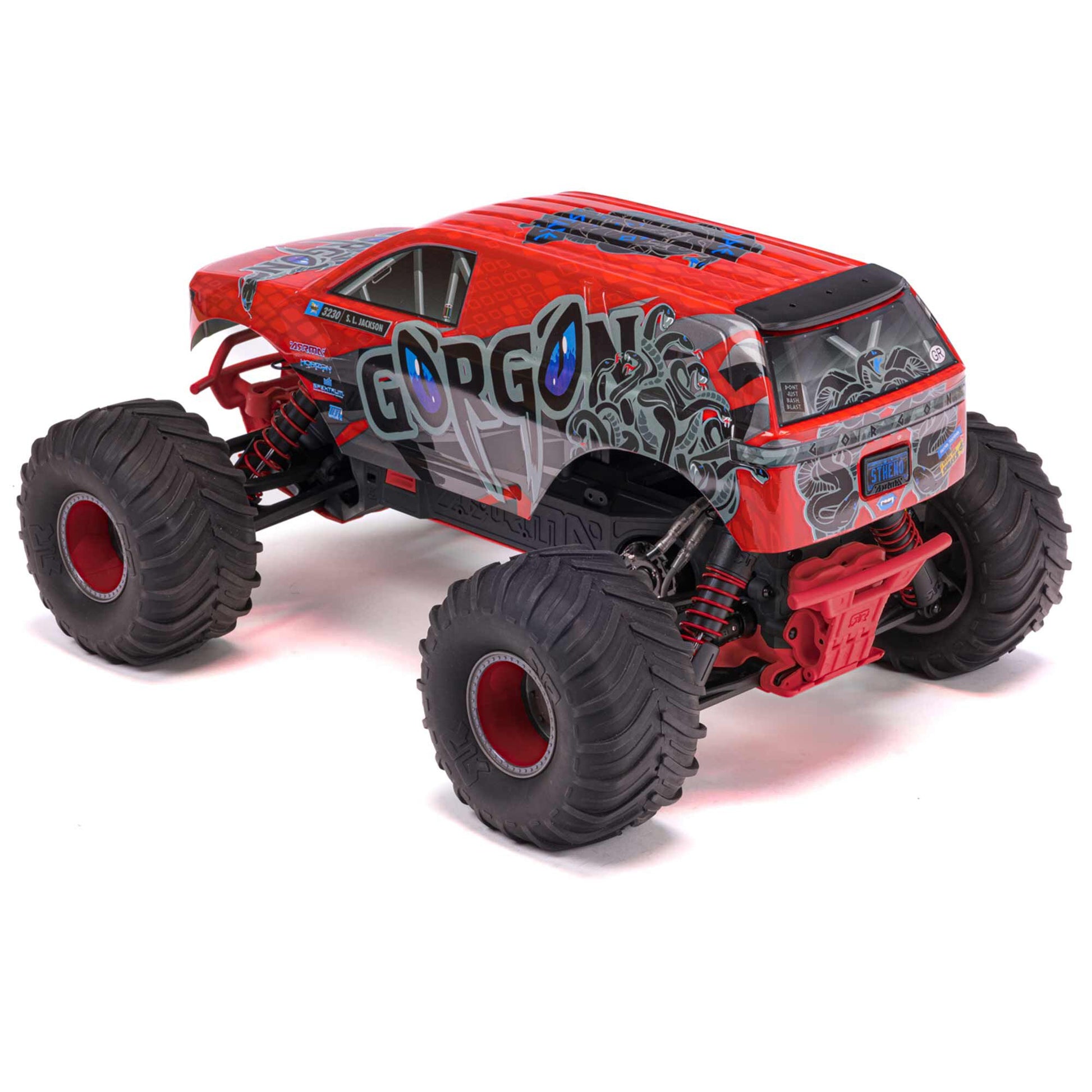 1/10 Gorgon 4x2 Mega Ready to Run with Battery and Charger (Red) (ARA3230ST2)_4