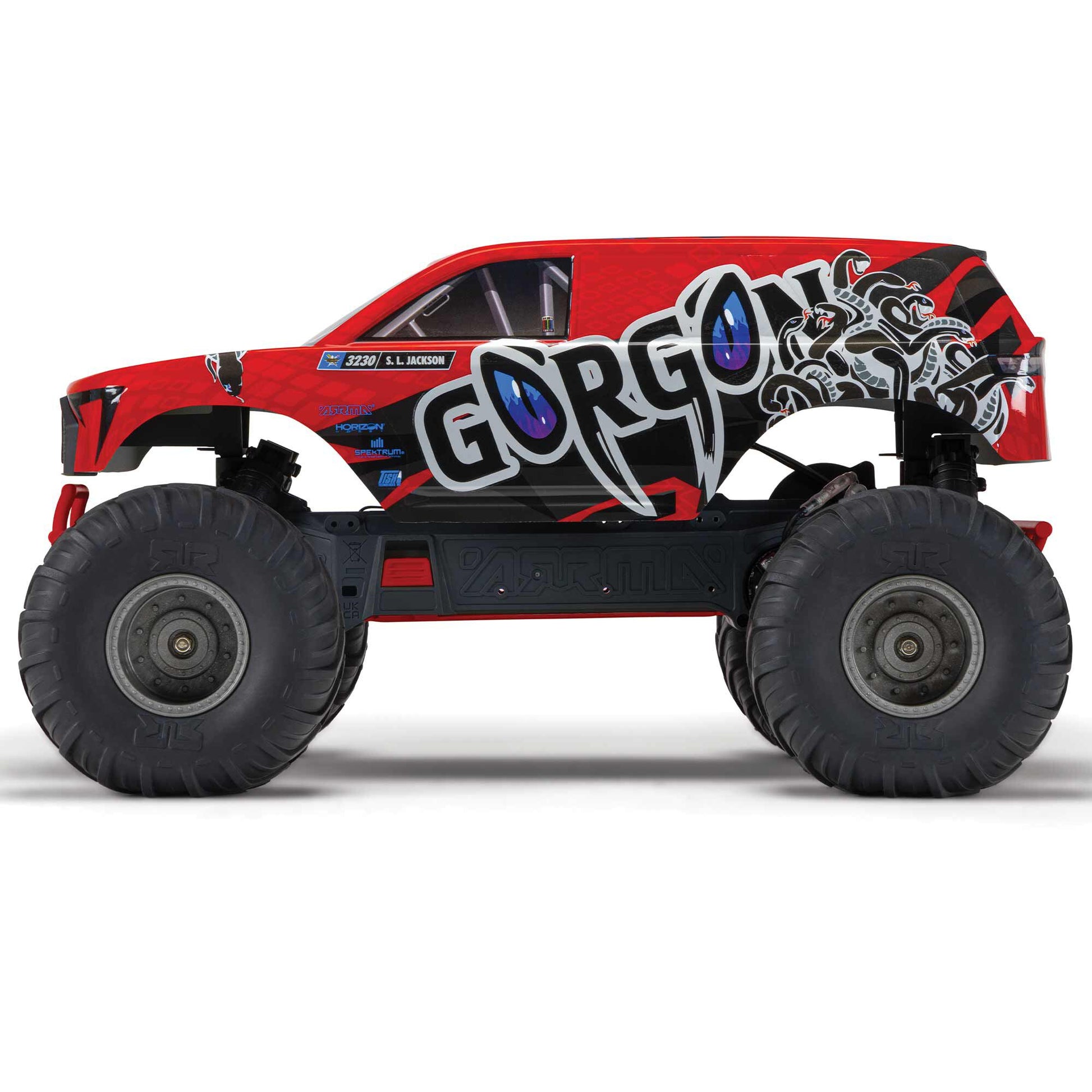 1/10 Gorgon 4x2 Mega Ready to Run with Battery and Charger (Red) (ARA3230ST2)_5