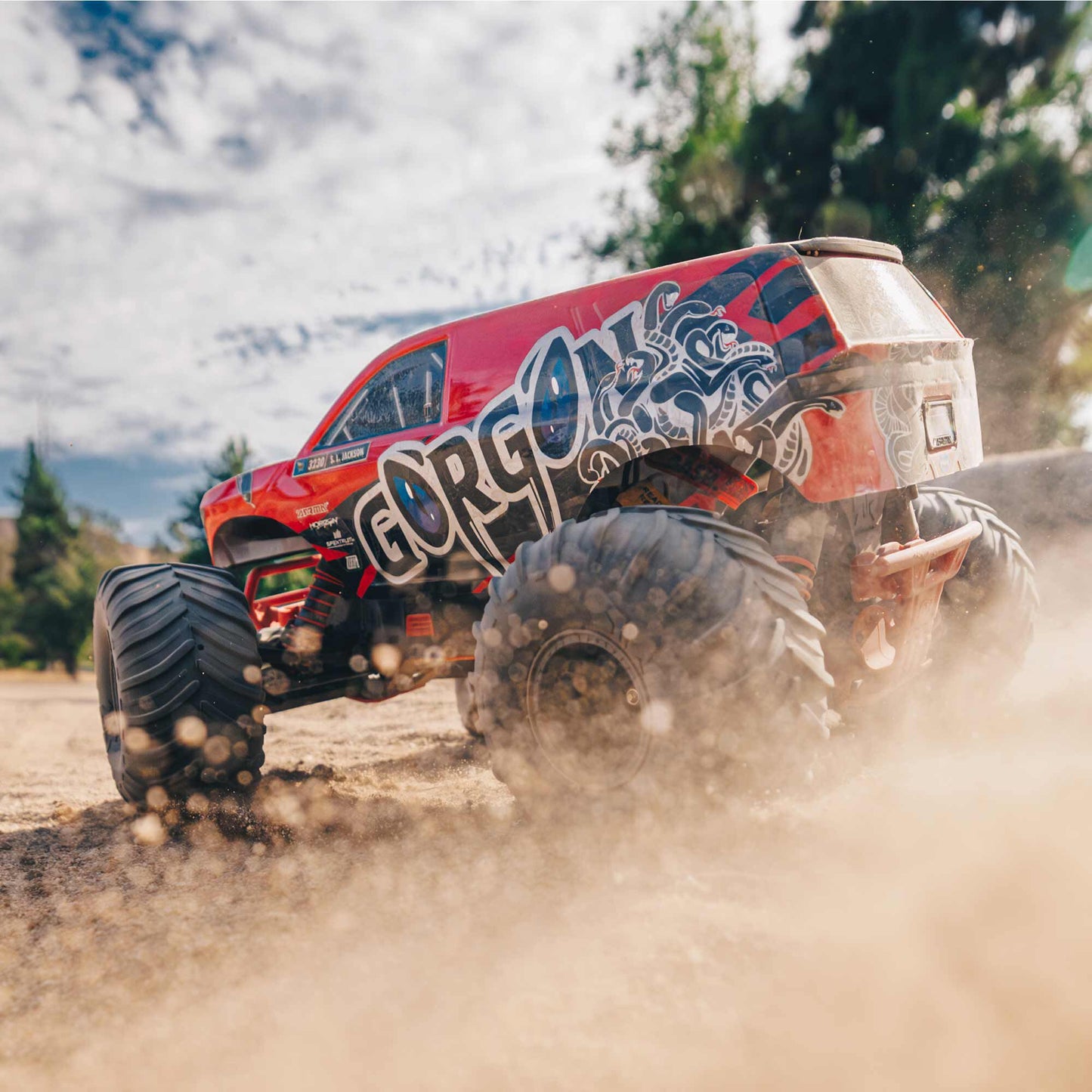 1/10 Gorgon 4x2 Mega Ready to Run with Battery and Charger (Red) (ARA3230ST2)_23