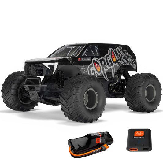 1/10 Gorgon 4x2 Mega Ready to Run with Battery and Charger (Gunmetal) (ARA3230ST3)