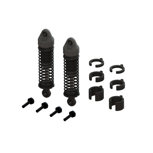 Assembled 58mm Shocks with 800 cSt Oil (2) for Mojave Grom (ARA330838)