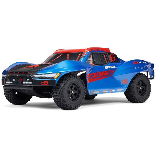 1/10 Fury 2WD 223S BLX Ready to Run (Blue) (ARA3521T1)
