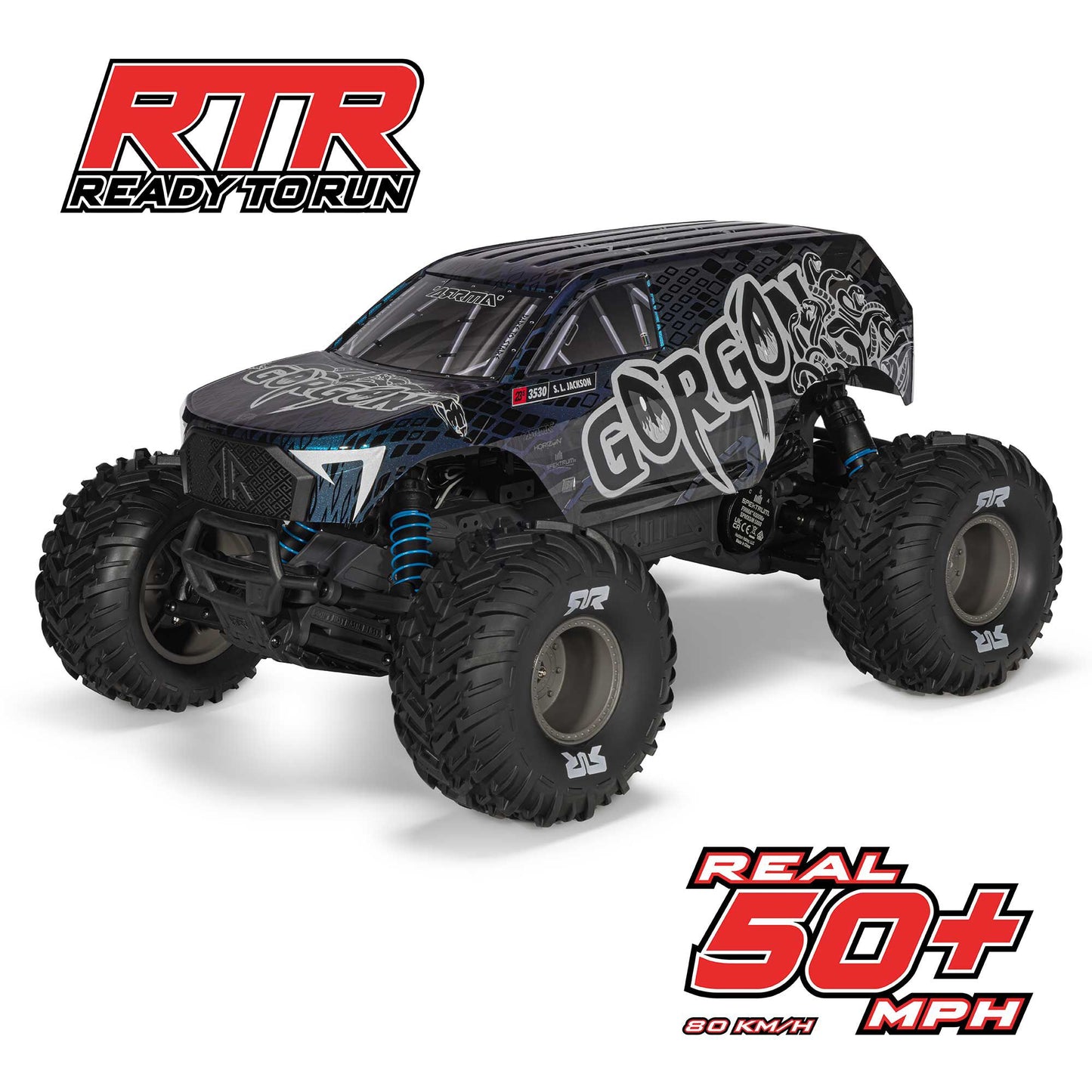 1/10 Gorgon 223S Ready to Run (Blue) (ARA3530T1)_3