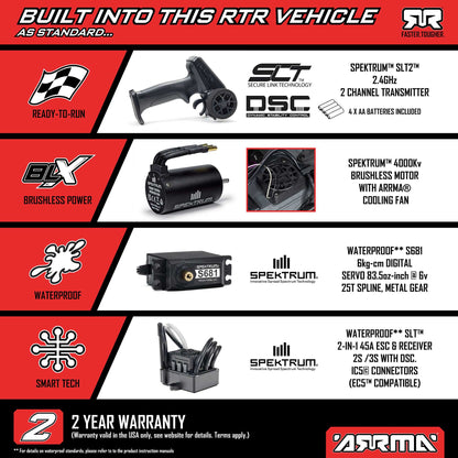 1/10 Gorgon 223S Ready to Run (Red) (ARA3530T2)_19