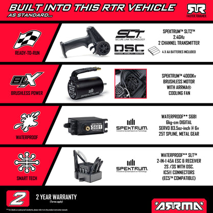 1/10 Quake 223S Ready to Run (Purple) (ARA3537T3)_2