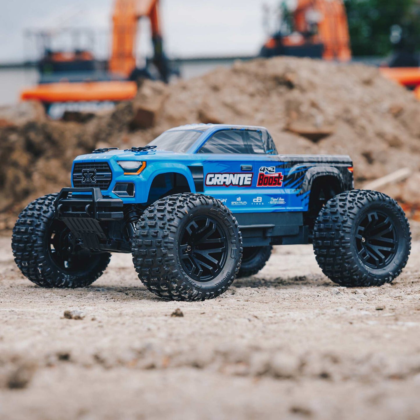 1/10 Granite Boost 4x2 Mega Ready to Run with Battery and Charger (Blue) (ARA4102SV4T2)