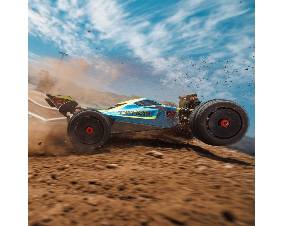 1/8 TYPHON 4X4 223S BLX BRUSHLESS BUGGY RTR WITH DSC BLUE/YELLOW