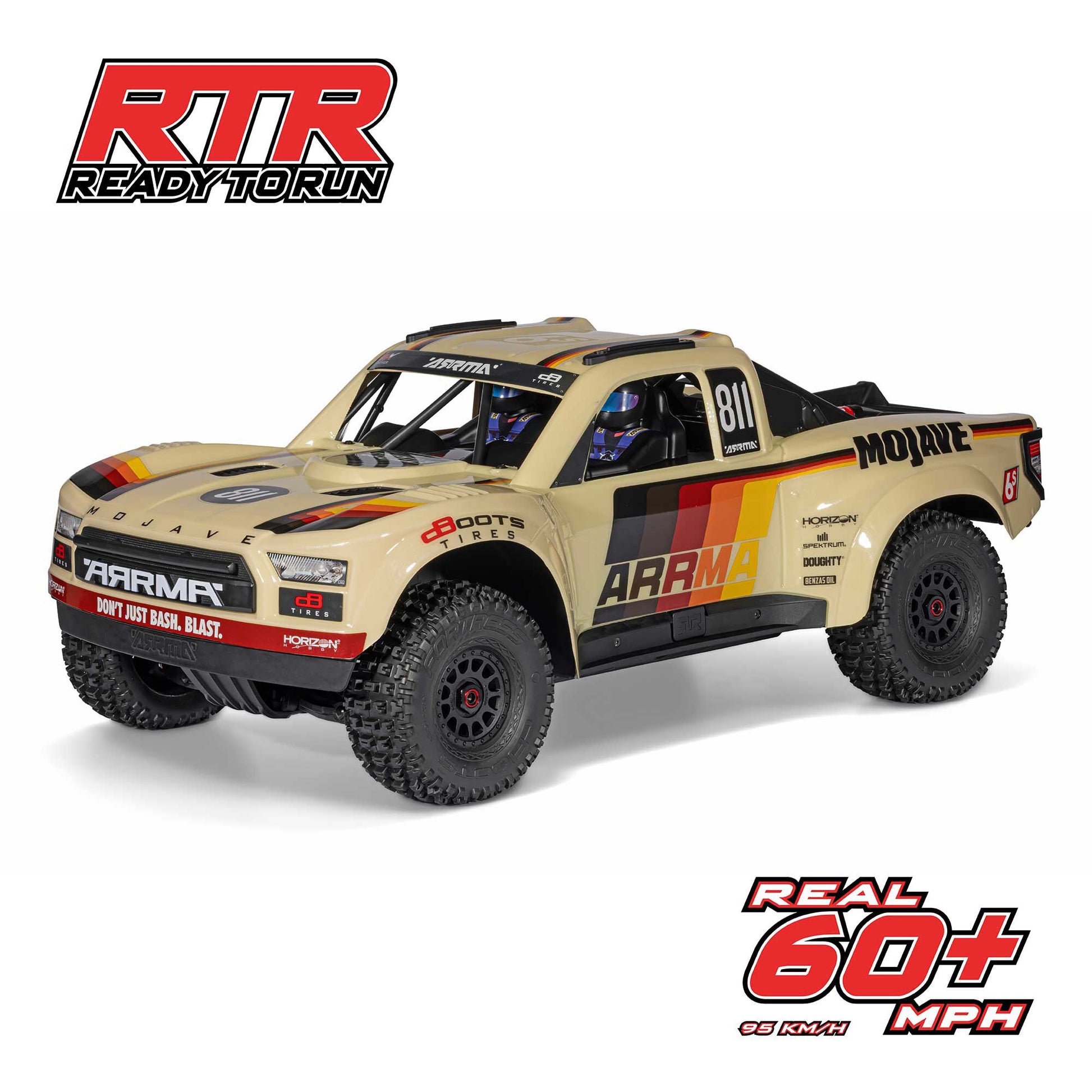 1/7 Mojave 6S V3 Ready to Run (Beige) (ARA7604V3T2)_2
