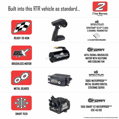 1/7 BIG ROCK 4x4 6S BLX Ready to Run (Red) (ARA7612T2)_9