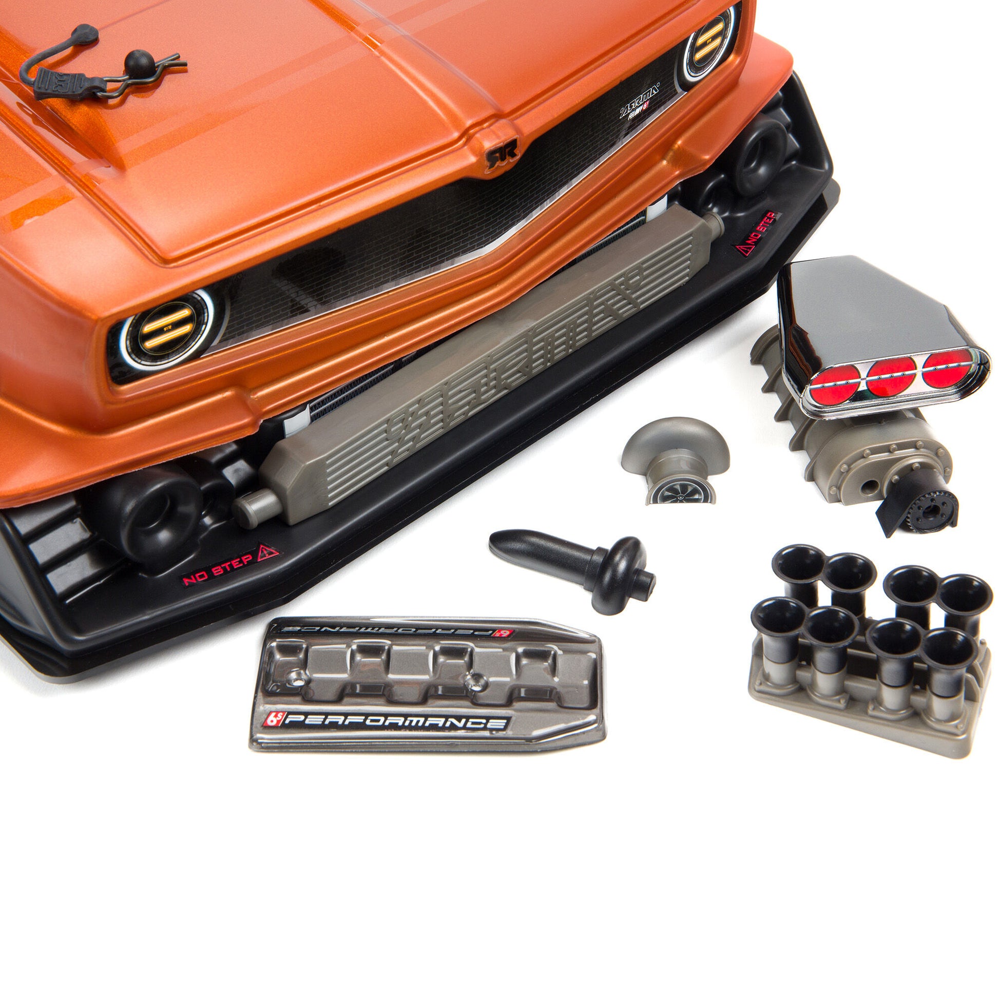 1/7 Felony 6S BLX Ready to Run (Orange) (ARA7617V2T2)_13