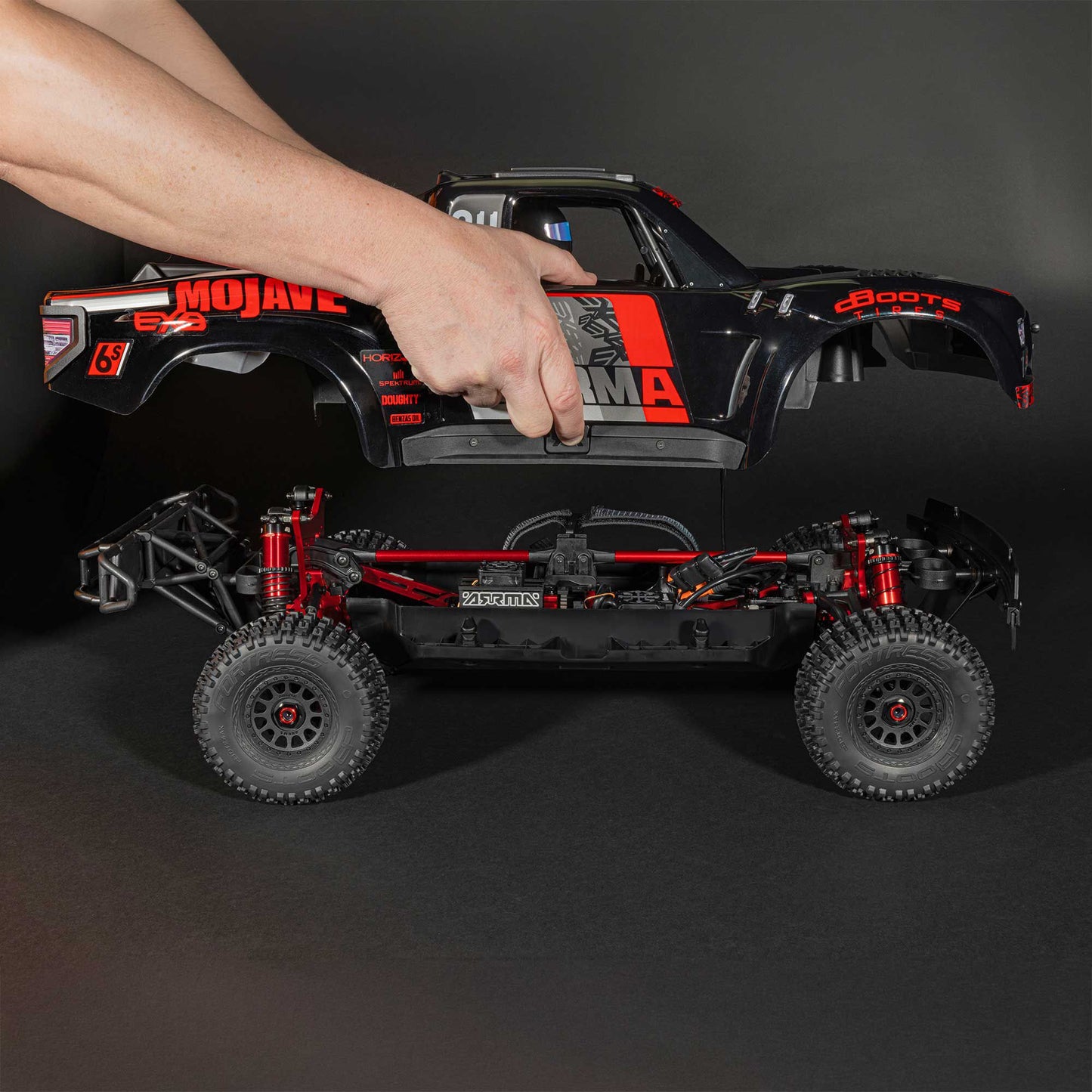 1/7 Mojave 6S EXB V3 Ready to Run (Black) (ARA7704V3T1)_12