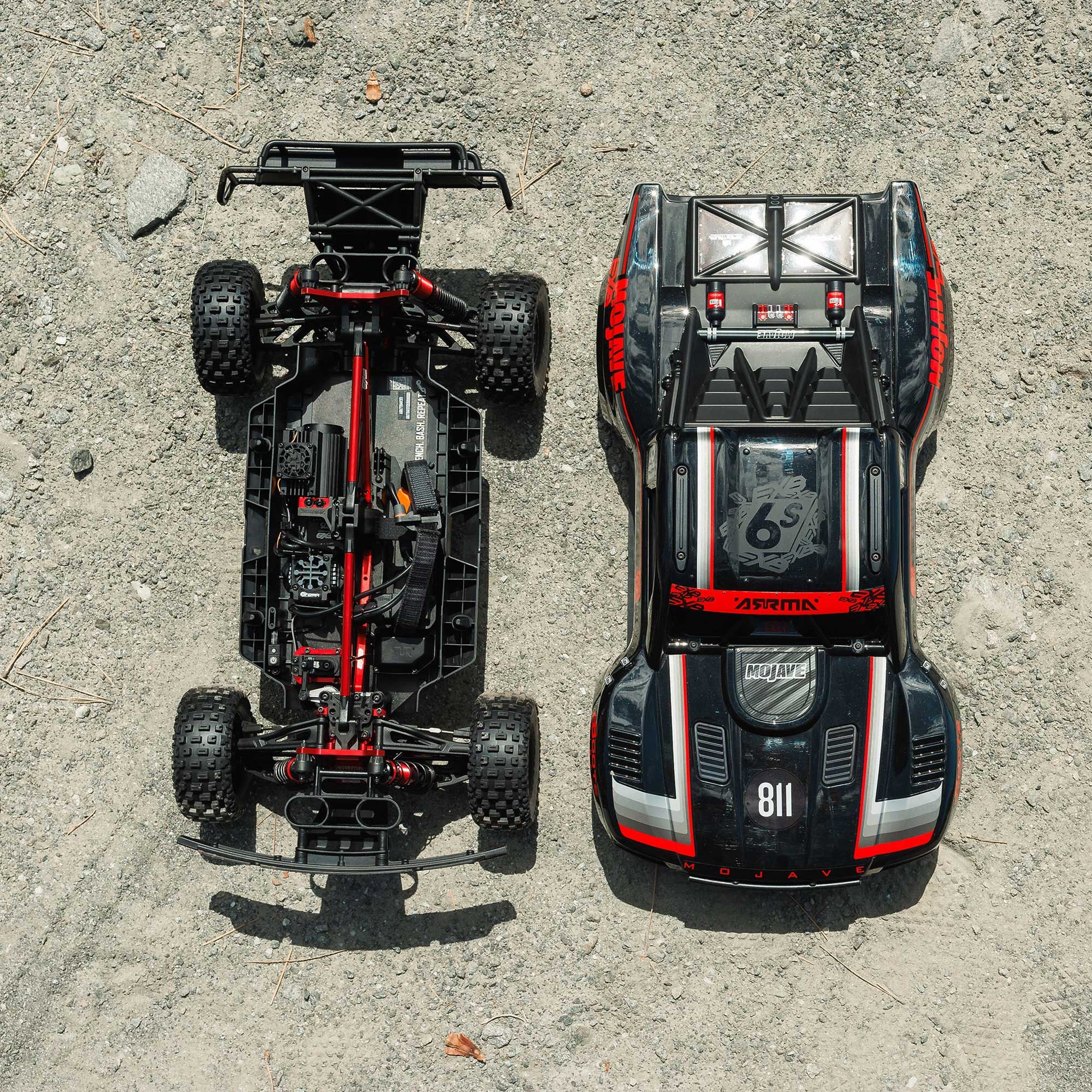 1/7 Mojave 6S EXB V3 Ready to Run (Black) (ARA7704V3T1)_21