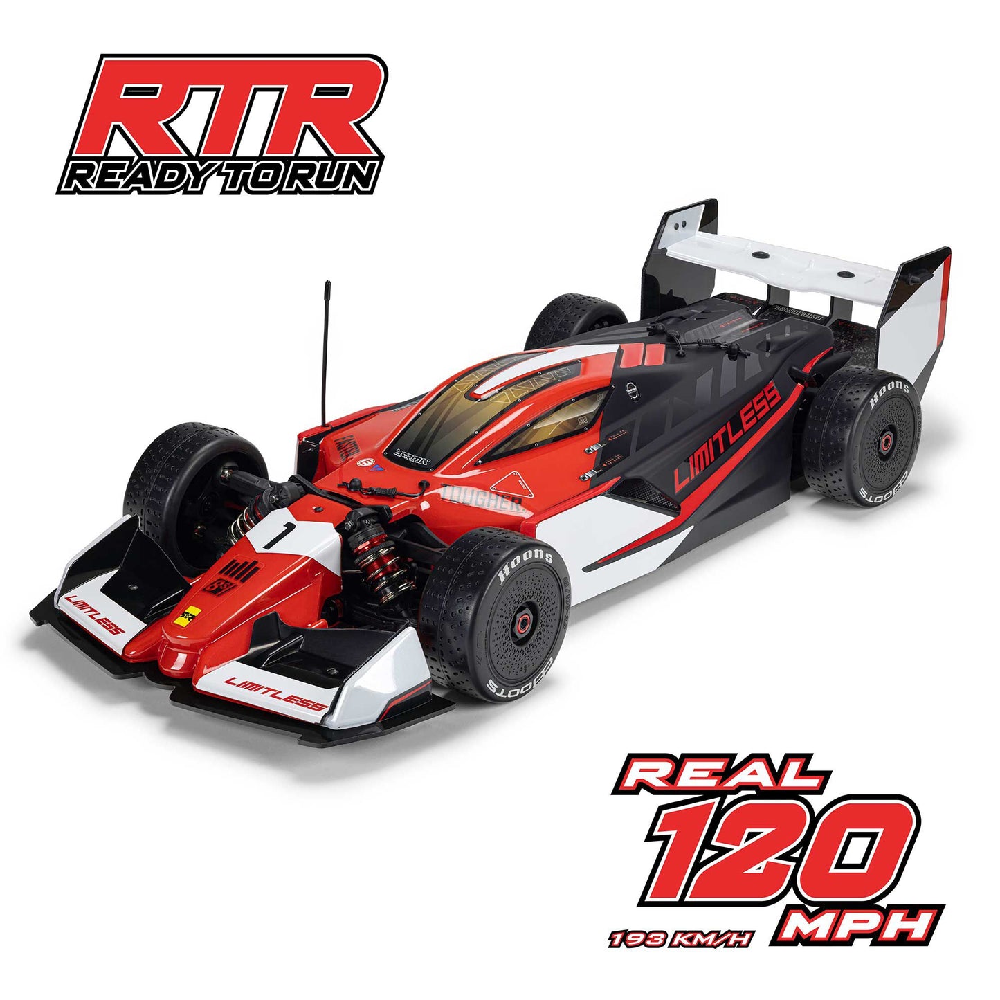 1/7 Limitless 120 8S BLX Ready to Run (Red/Black) (ARA7816T1)_28