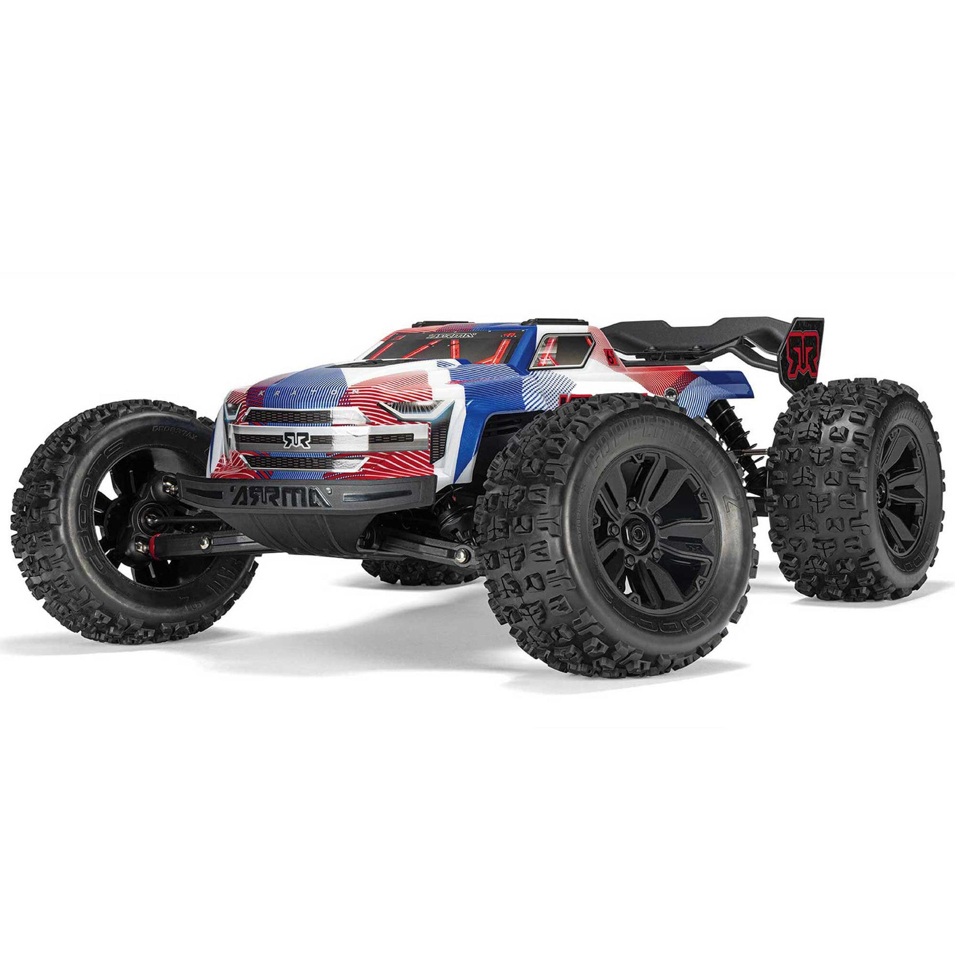 1/8 KRATON 4X4 6S BLX BRUSHLESS V6 SPEED TRUCK RTR (Blue/Red)_1