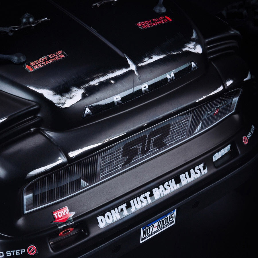 1/8 Notorious 4x4 6S BLX Ready to Run (Black) (ARA8611V5T1)